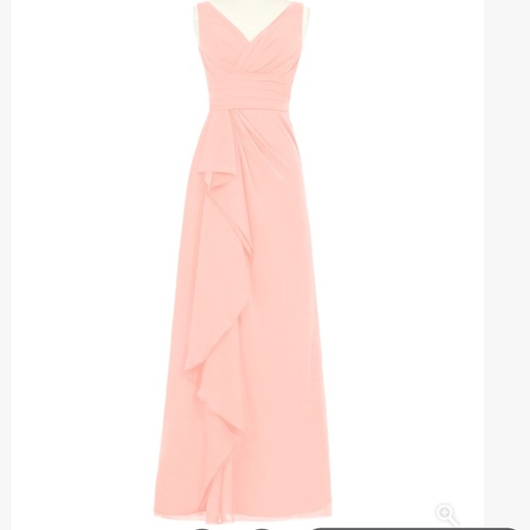 Azazie Julianna Dress in Coral - Picture 1 of 8